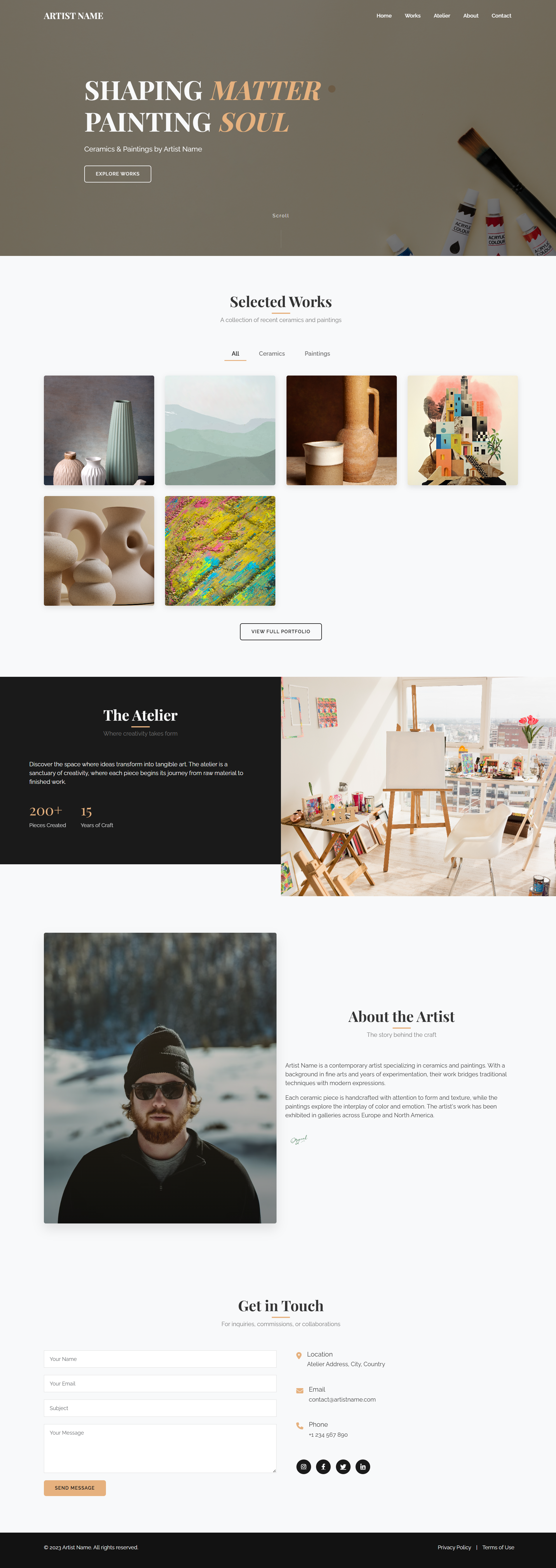 Creative Portfolio Website